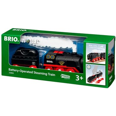 Поезд BRIO на батарейках и с паром (33884) 33884 фото